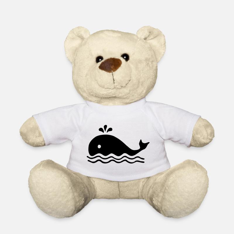 Baleine baleine - Nounours - blanc