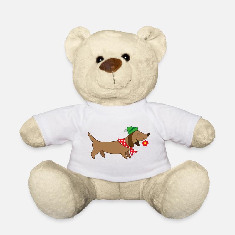 bayerischer Dackel - Teddy - Weiß