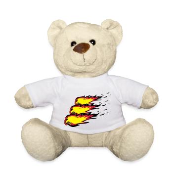 Feuer flamme feuerball agro formation - Teddy - Weiß - Vorne