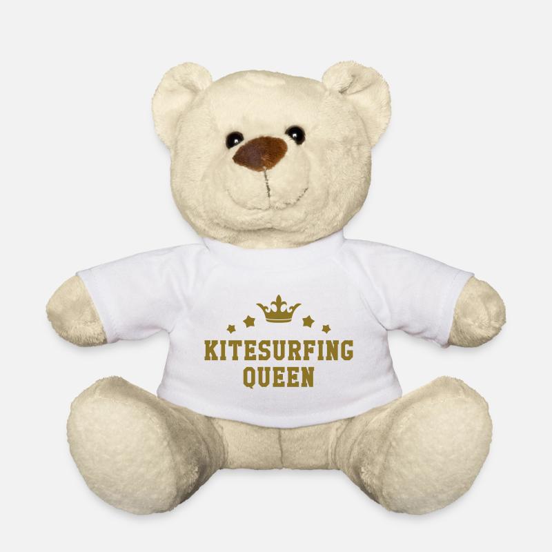 Kitesurfen / Kitesurfer / Kiteboarden / Kitesurf - Teddy - Weiß