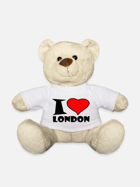 London - Ich Liebe london - Teddy - Weiß