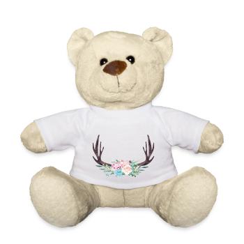 wreath_77A - Nounours - blanc - Devant