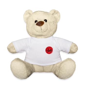 Karate Shotokan Tiger logo - Teddy Bear - white - Front