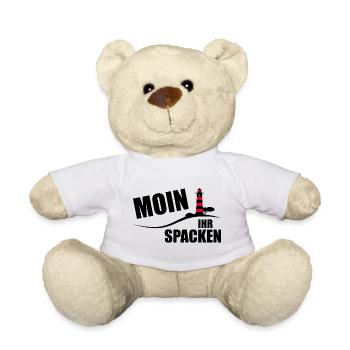 Moin ihr Spacken - Teddy - Weiß - Vorne