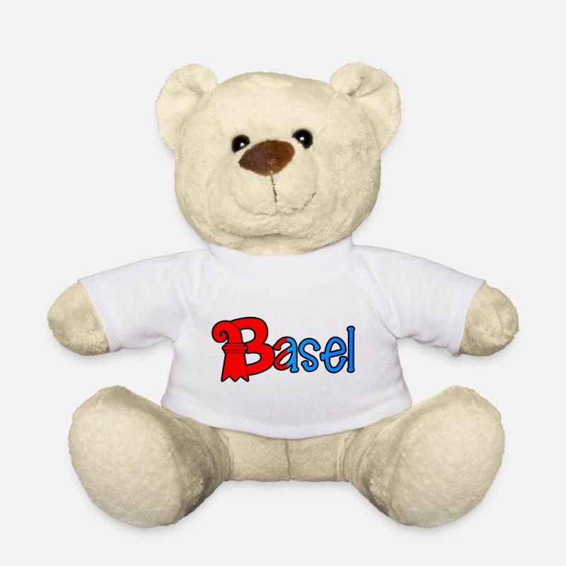 Basel RedBlue Rook Logo - Teddy - Weiß