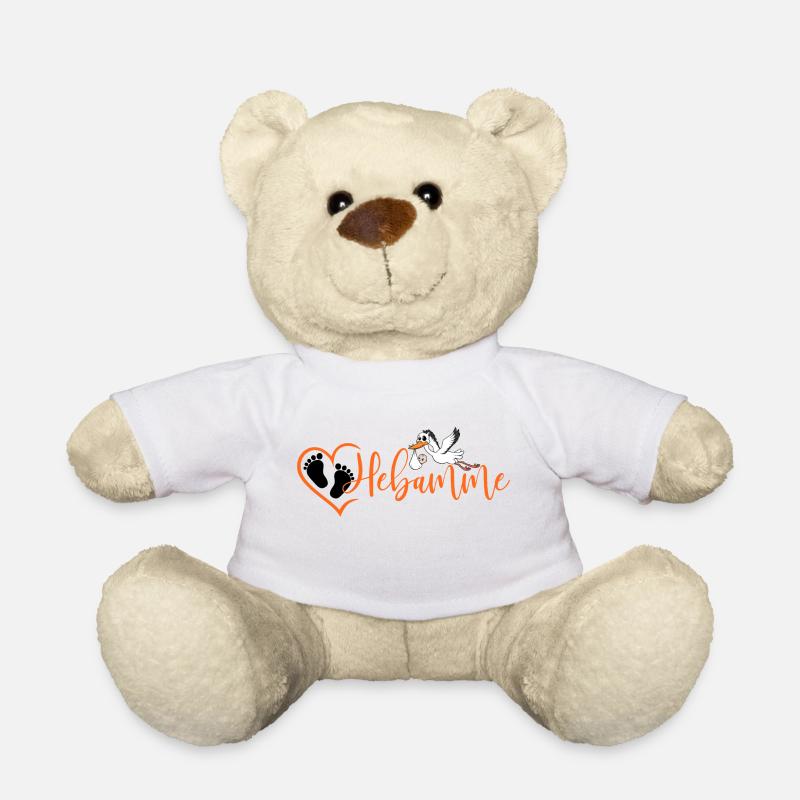 Hebamme - Teddy - Weiß