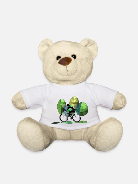 Radfahrer - Teddy - Weiß