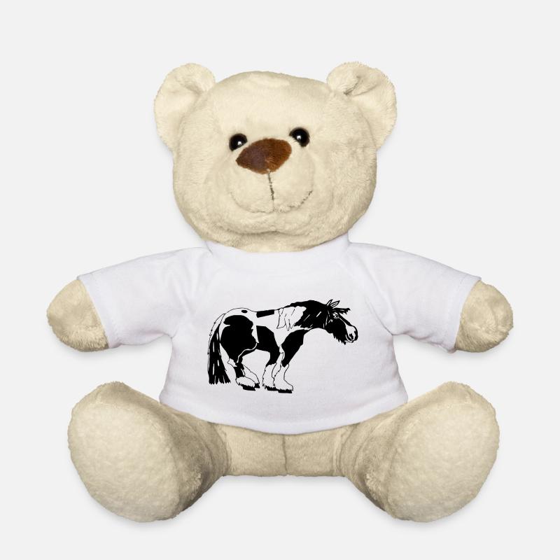 funny Tinker, Tinker Spot, Tinker ride - Teddy Bear - white