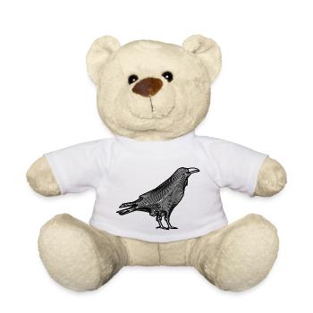 Krähenrabe - Teddy - Weiß - Vorne