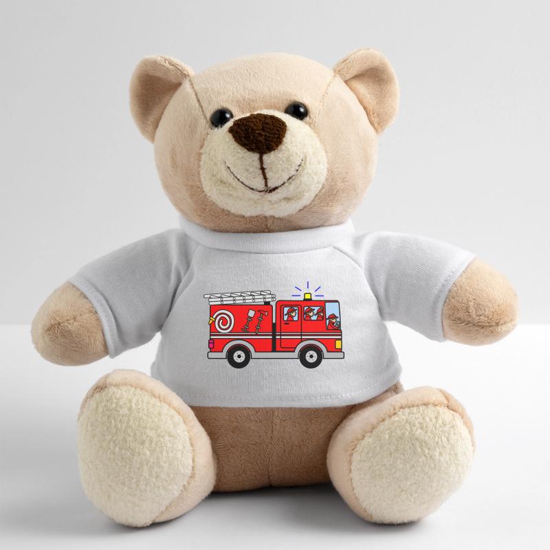 Fire engine with wailing siren Teddy Bear