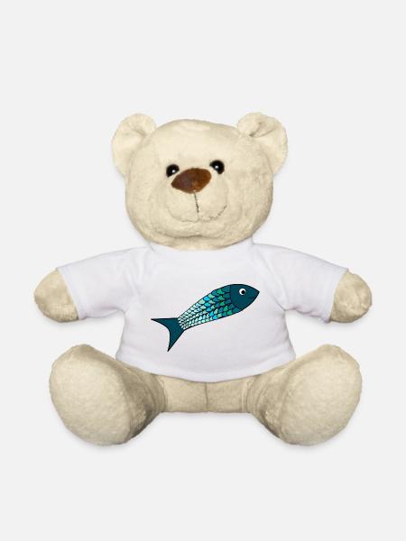 SARDINE. FISCH. APRILFISCH. - MEER. OZEAN - Teddy - Weiß