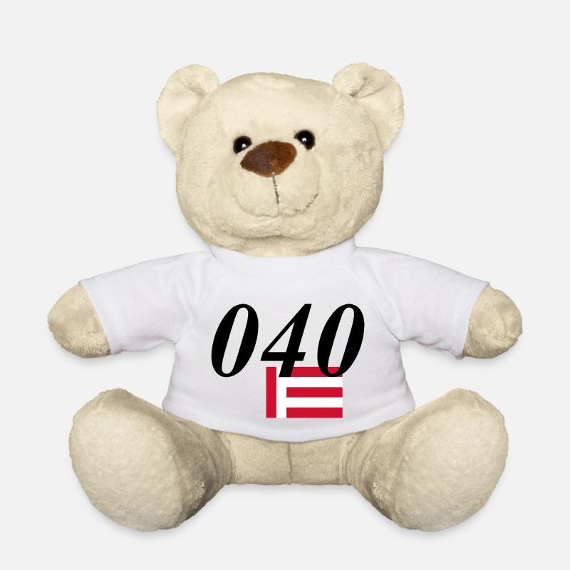 040 Eindhoven North Brabant design - Teddy Bear - white