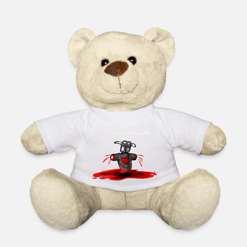 Just a flesh wound! - Teddy Bear - white