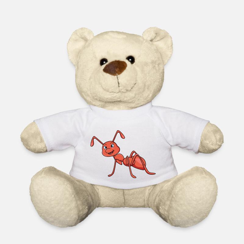 Ameise - Teddy - Weiß