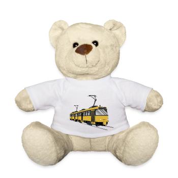 T4D Tram T4D-MT Tram Gift - Teddy Bear - white - Front