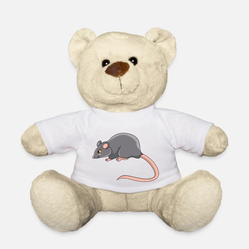 Rat - Nounours - blanc