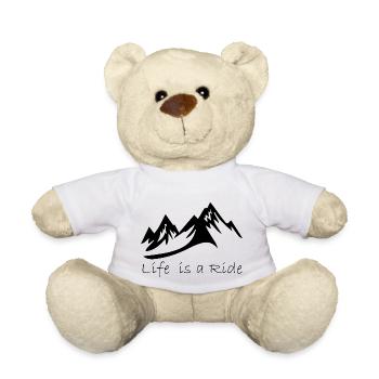 Snowboard Snowboarder - Teddy - Weiß - Vorne