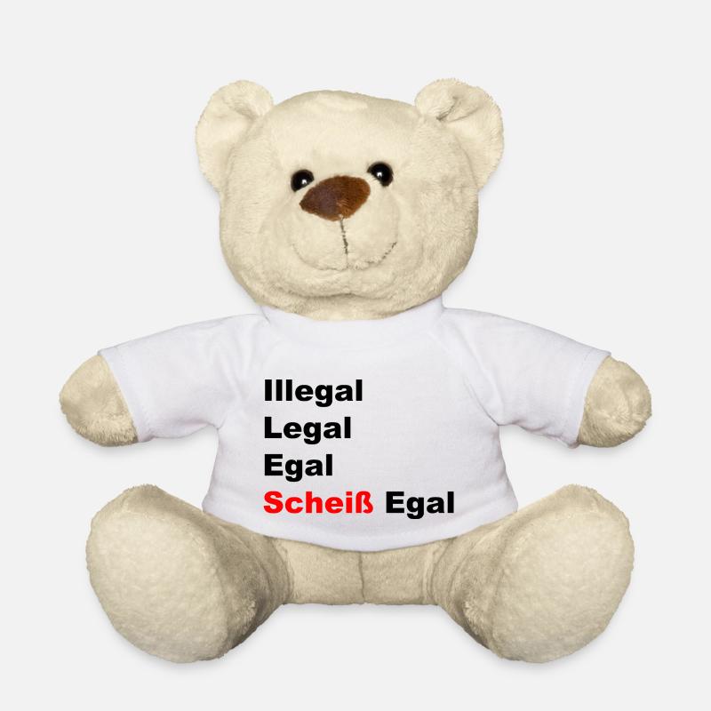 Scheiß Egal - Teddy - Weiß