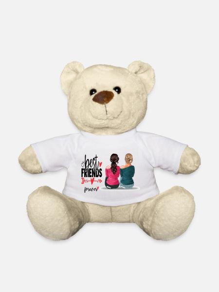 best friends forever - Nounours - blanc