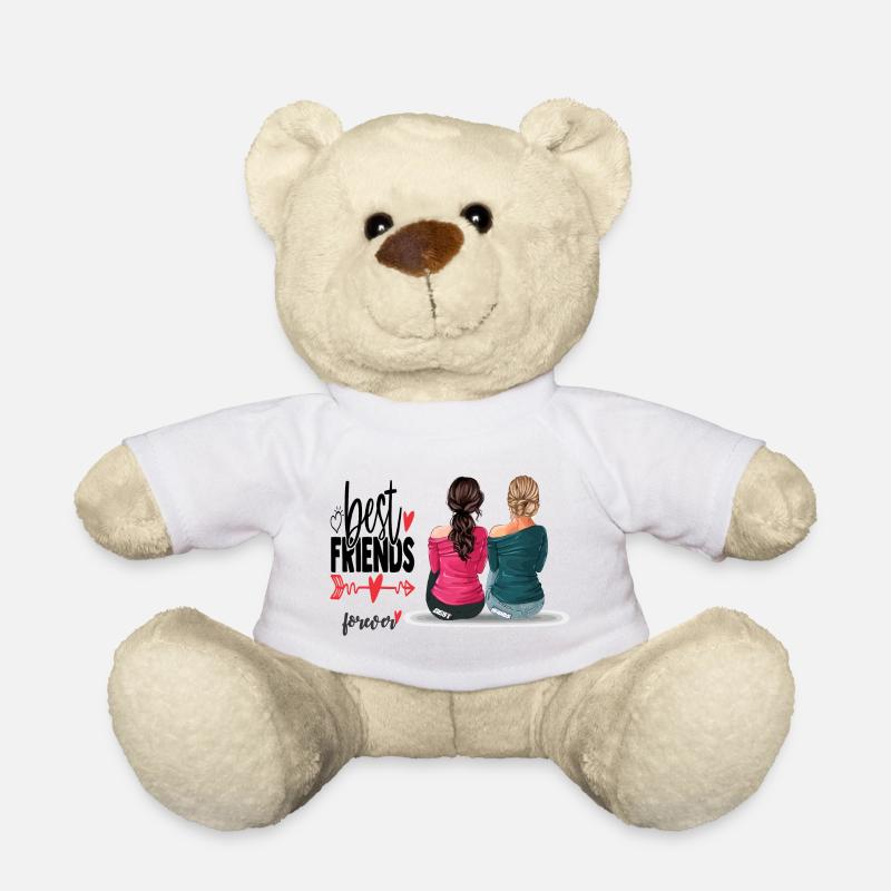 best friends forever - Nounours - blanc