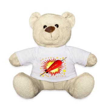 Alles Gute zum Geburtstag Star Splash - Teddy - Weiß - Vorne