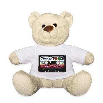 Millésime 1982 - 40 ans - Cadeaux de 40e anniversaire - Nounours - blanc - Devant