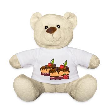 Kuchen - Teddy - Weiß - Vorne
