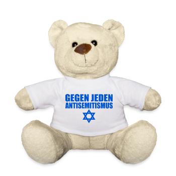 Gegen jeden antisemitismus - Teddy - Weiß - Vorne