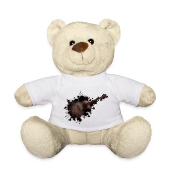 Guitar - Teddy Bear - white - Front