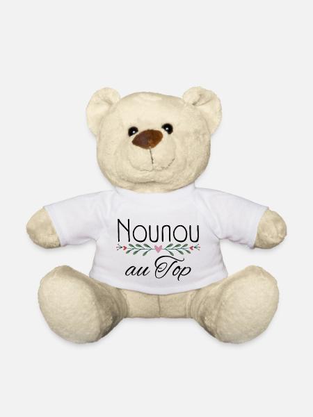 Nounou au Top - Nounours - blanc