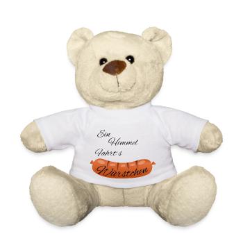 Himmel Fahrt`s Würstchen - Teddy - Weiß - Vorne