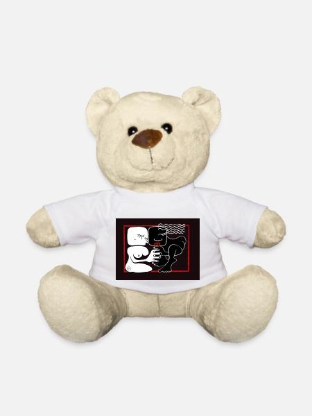 Liebespaar - Teddy - Weiß
