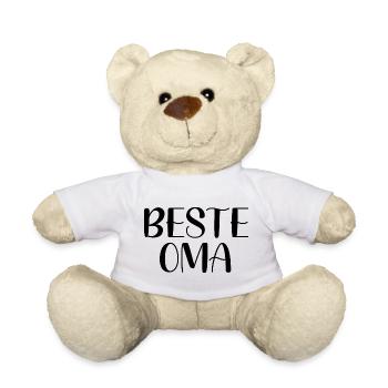 Beste Oma - Teddy - Weiß - Vorne