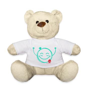 La Vie - Contre la Leucémie - Nounours - blanc - Devant