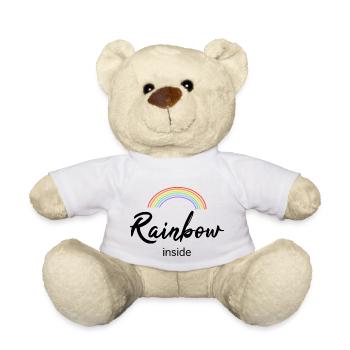 Rainbow inside - Teddy - Weiß - Vorne