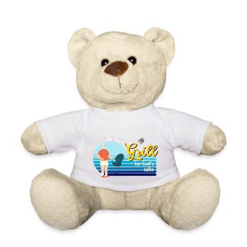Je veux juste griller rien de plus - Nounours - blanc - Devant