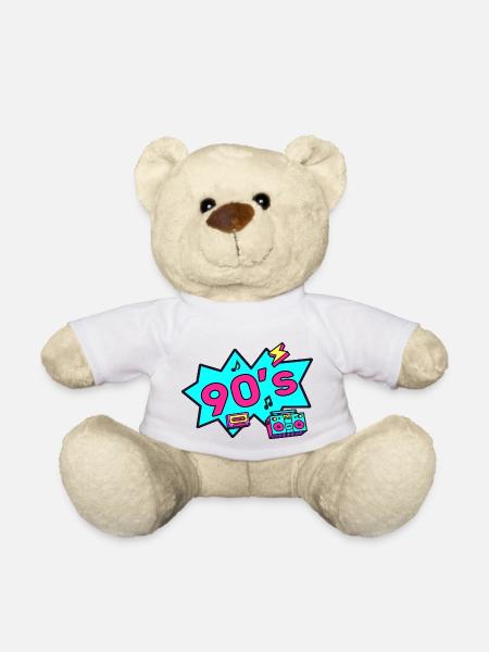 90er Jahre 90´s nineties ninety neunziger - Teddy - Weiß