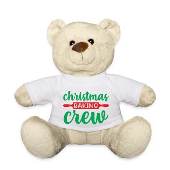 Christmas baking crew - humour noël - Nounours - blanc - Devant