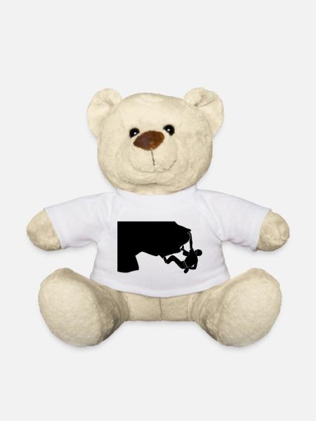 klettern überhang - Teddy - Weiß