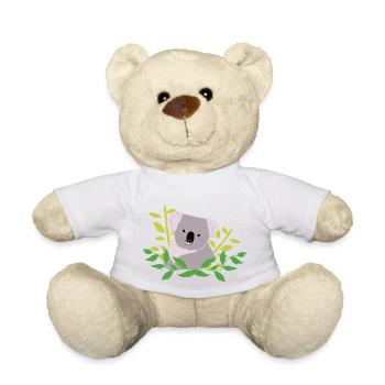 Koala rose - Nounours - blanc - Devant