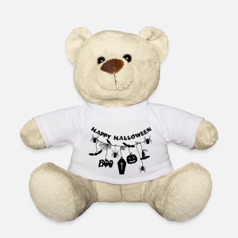 Halloween - Teddy - Weiß