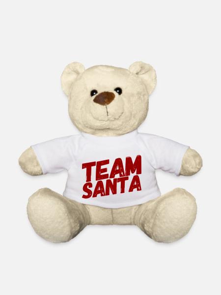 ÉQUIPE SANTA +++ Joyeux Noël, X-Mas, Noël - Nounours - blanc
