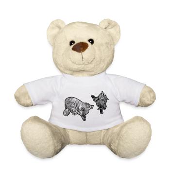 Tiermotiv - Teddy - Weiß - Vorne