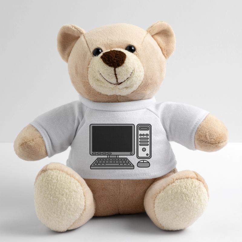 Computer Tastatur Maus Bildschirm Teddy