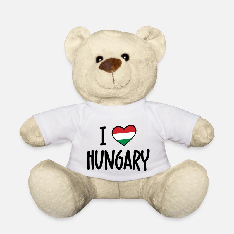 i love hungary - Teddy - Weiß