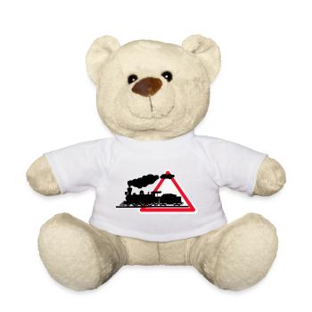 Locomotive creation Louis RUNEMBERG © Adagp - Teddy Bear - white - Front