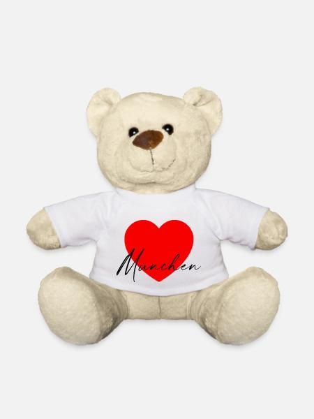 i Love München - Teddy - Weiß