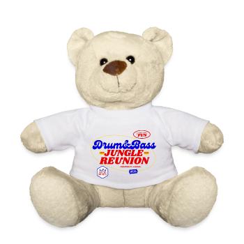 DnB Jungle Reunion - Teddy Bear - white - Front