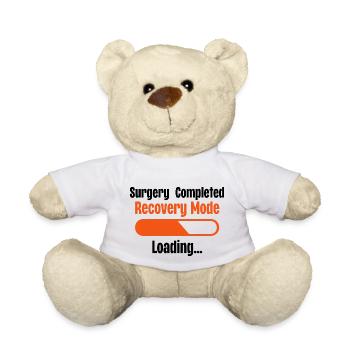 Chirurgie terminée Mode de récupération Chargement - Nounours - blanc - Devant