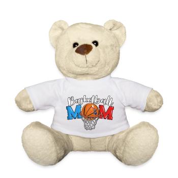 Philippines Mother Flag Basketball I Gift - Teddy Bear - white - Front